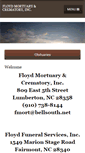 Mobile Screenshot of floydmortuary.net